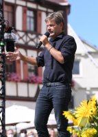 Politik, Wahlkampf Buendnis 90/Die Gruenen: Gruenen Bundesvorsitzender Robert Habeck