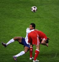 FUSSBALL  International CHL 09/10 : FC Bayern  Muenchen  - Manu