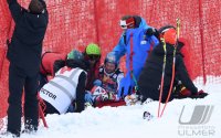 Ski Alpin Kitzbuehel 2016 Abfahrt Sturz Georg Streitberger (AUT)