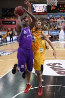 Basketball 1. Bundesliga 14/15 Hauptrunde:  Walter Tigers Tuebingen - BG Goettingen