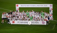 Fussball 1. Bundesliga 24/25: FC Bayern Muenchen 34. Deutschen Meisterschaft
