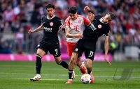 Fussball 1. Bundesliga 23/24: FC Bayern Muenchen - Eintracht Frankfurt