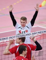 Volleyball  1. Bundesliga  14/15:  TV Rottenburg - CV Mitteldeutschland