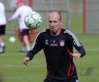 Fussball CHL Finale 2012: Abschluss Training beim FC Bayern Muenchen