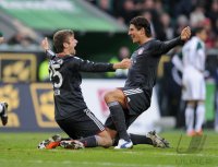 Fussball 1. Bundesliga  Saison 2010/2011: VfL Wolfsburg - FC Bayern Muenchen