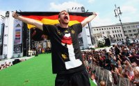 Ankunft der Deutschen Nationalmannschaft in Berlin nach dem Gewinn der Weltmeisterschaft 2014