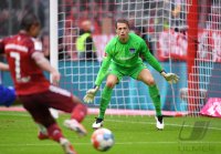 Fussball 1. Bundesliga Saison 21/22: FC Bayern Muenchen -  Hertha BSC Berlin