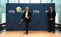 FIFA Praesident Gianni Infantino (Schweiz) erster Tag im Home of Fifa
