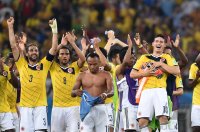 FUSSBALL WM 2014, Achtelfinale: Kolumbien - Uruguay