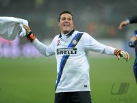 FUSSBALL International SERIE A 2011/2012:  JUBEL Torwart Julio Cesar (Inter Mailand)