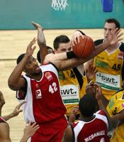 Basketball 1. Bundesliga  07/08  Walter Tigers Tuebingen  -  Paderborn Baskets