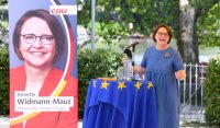 Politik, Wahlkampf CDU; Annette Widmann - Mauz