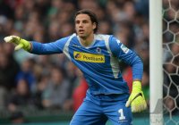 Fussball, 1. Bundesliga  Saison 2014/2015: SV Werder Bremen - Borussia Moenchengladbach