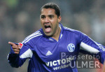 Fussball 1. Bundesliga: Dortmund - Schalke, AILTON jubelt n. 0:1