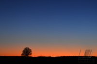 Letzter Sonnenuntergang des Jahres 2021