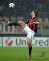 Fussball Champions League  Saison 2010/2011: Zlatan Ibrahimovic (AC Mailand)