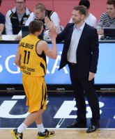 Basketball 1. Bundesliga  13/14: Walter Tigers Tuebingen - Artland Dragons