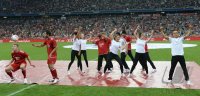 Fussball International Audi Cup 2013: Halbzeitshow, Audi Freestyler