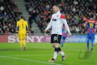 Fussball CHL  Saison 2011/2012:  Enttaeuscht Wayne Rooney  (Manchester United FC)