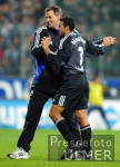Fussball 1. Bundesliga: Bochum - Schalke, Jubel Schalke