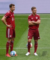Fussball 1. Bundesliga Saison 21/22: Teampraesentation FC Bayern Muenchen