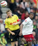 Fussball 1. Bundesliga: Dortmund - Hamburg, Zweikampf