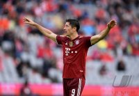 Fussball 1. Bundesliga Saison 21/22: FC Bayern Muenchen -  Hertha BSC Berlin