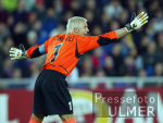 FUSSBALL CHL   FC Basel - FC Valencia    FC V Torwart  Canizares