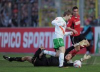 Fussball 1. Bundesliga  Saison 2010/2011:  SC Freiburg - SV Werder Bremen