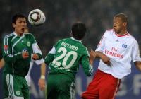 FUSSBALL, 1. BUNDESLIGA, 20. Spieltag: Hamburg - Wolfsburg