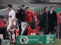 Fussball DFB Pokal 10/11 : VfB Stuttgart - FC Bayern Muenchen