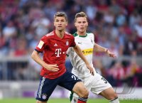 Fussball 1. Bundesliga Saison 18/19: FC Bayern Muenchen - Borussia Moenchengladbach