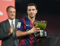 FUSSBALL International 2014/2015: Xavi Hernandez (Barca)