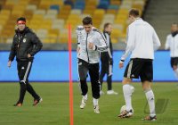 Fussball Training  der Deutsche Nationalmannschaft in Kiew