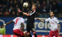 Fussball, 1. Bundesliga  Saison 2013/2014: Hamburger SV - Bayer 04 Leverkusen