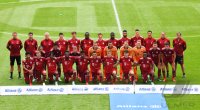Fussball 1. Bundesliga Saison 21/22: Teampraesentation FC Bayern Muenchen