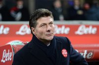 Fussball International Serie A 13/14: Trainer Walter Mazzarri (Inter Mailand)