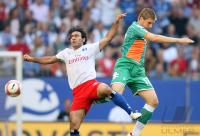 Fussball 1. Bundesliga: Hamburg - Bremen