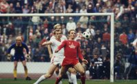 Fussball  FC Bayern-Kaiserslautern:  Rummenigge, Briegel