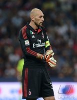FUSSBALL International Serie A 2012/2013: Torwart Christian Abbiati (AC Mailand)