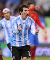 Fussball Nationalmannschaft : JUBEL Lionel Messi (ARG)