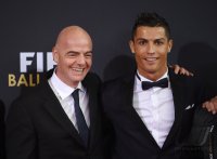 Fussball International  FIFA Ballon d Or 2015: Cristiano Ronaldo (Real Madrid / Portugal)