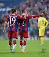 Fussball 1. Bundesliga Saison 14/15: FC Bayern Muenchen - TSG 1899 Hoffenheim