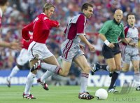 Fussball Champions League Finale 1999: Manchester United FC  2-1  FC Bayern Muenchen