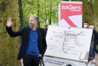 Bundestagswahl 2021 in Tuebingen: Tuebinger Oberbuergermeister Boris Palmer (Die Gruenen)