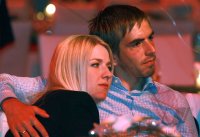 Fussball Champions League Finale 2011/2012:  Philipp Lahm mit  Frau Claudia