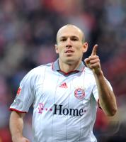 Fussball 1. Bundesliga : JUBEL  Arjen Robben (FCB)