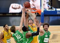 Basketball 1. Bundesliga 14/15 Hauptrunde:  Walter Tigers Tuebingen - TBB Trier