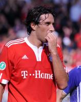 Fussball 3. Bundesliga:  Enttaeuschung Luca Toni  (FC Bayern II)