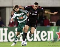 Fussball CHL Rapid-FC Bayern; Zweikampf